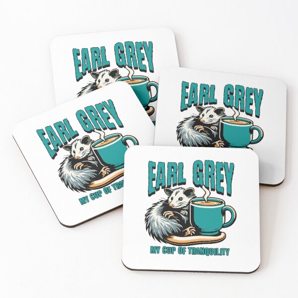 Item preview, Earl grey opossum designed and sold by Graffik-Peeps.