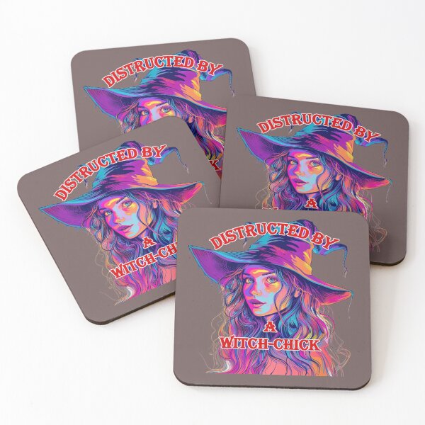 Item preview, Distracted by a Witch-Chick designed and sold by FabulDeco2022.