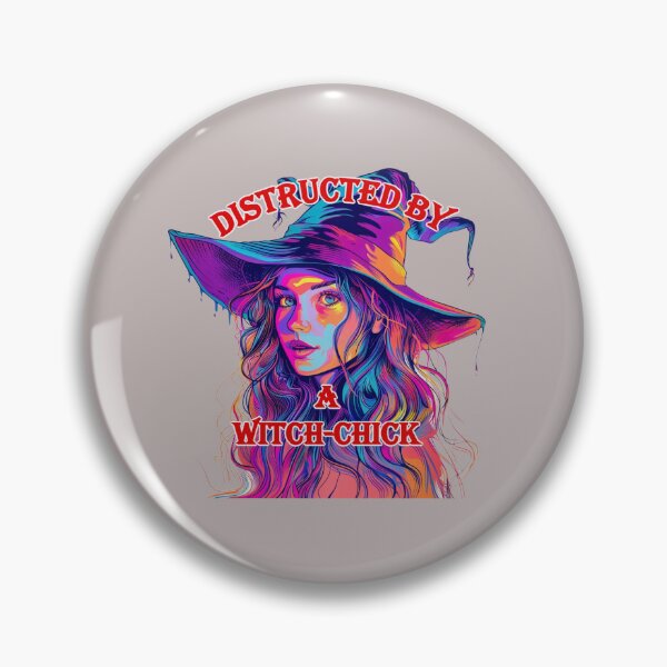Item preview, Distracted by a Witch-Chick designed and sold by FabulDeco2022.