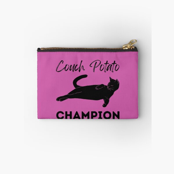 Item preview, Couch Potato Champion Black Cat designed and sold by alczar.