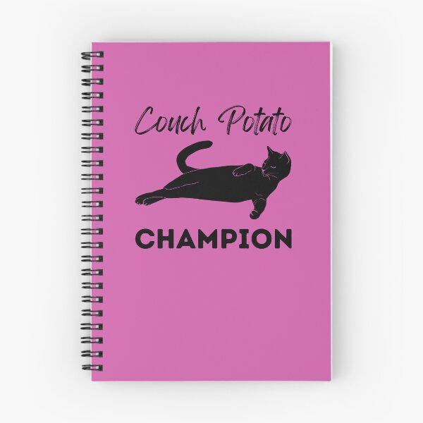 Item preview, Couch Potato Champion Black Cat designed and sold by alczar.