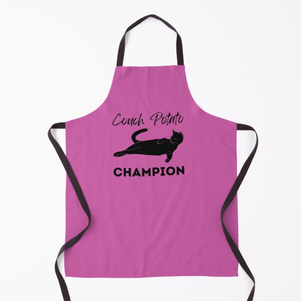 Item preview, Couch Potato Champion Black Cat designed and sold by alczar.