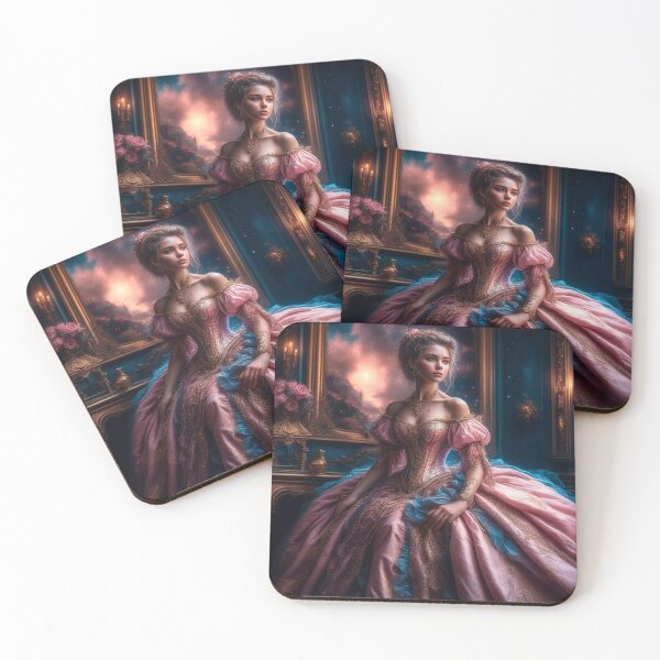 Item preview, Dark Pink and Blue Victorian Gow designed and sold by Fantasy-Fashion.
