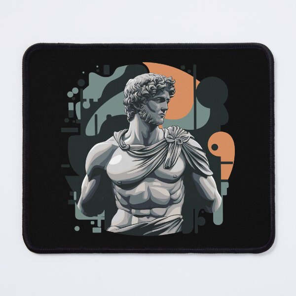 Item preview, Epic Greek sculpture set against a contemporary backdrop designed and sold by DreamVibeShirt.