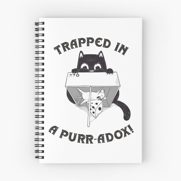 Artikelvorschau, Katze und Maus gefangen in einem Schnurr-adox! Lustiges Geschenk für Katzenliebhaber entworfen und verkauft von AtelierA26.