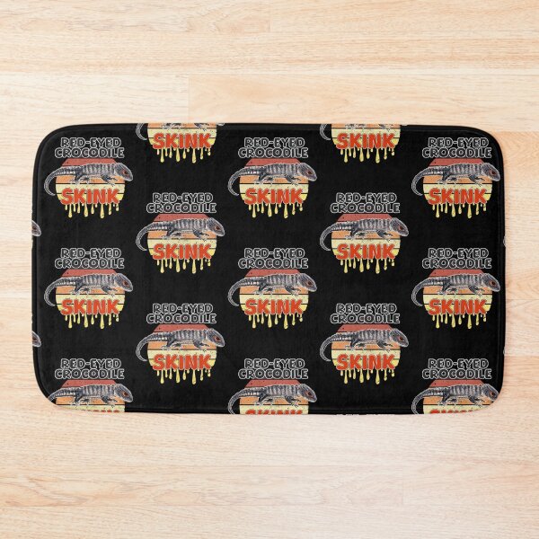 Item preview, Red-Eyed Crocodile Skink Retro design designed and sold by BeataY6Art.