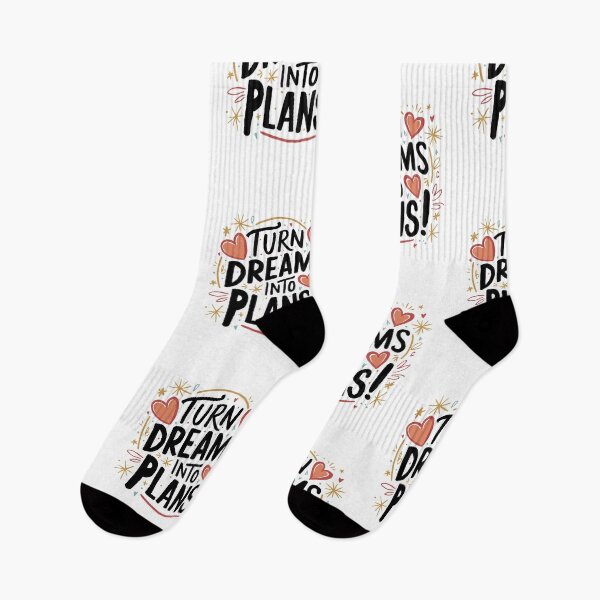 Item preview, Turn Dreams into Plans - motivational quote designed and sold by MaateoDesign.