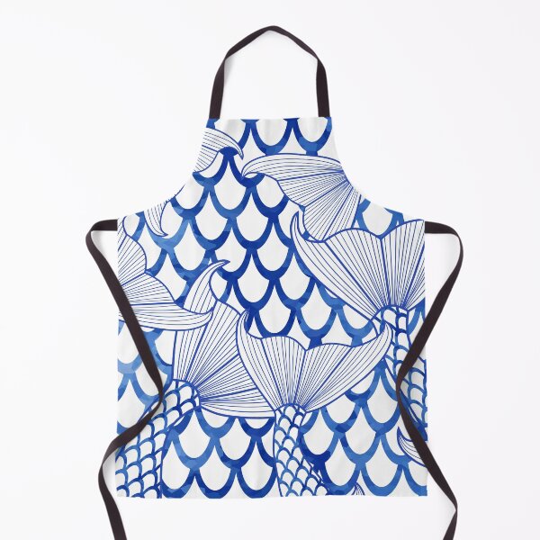Item preview, Blue Mermaid Tail Pattern designed and sold by Sartoris Art.