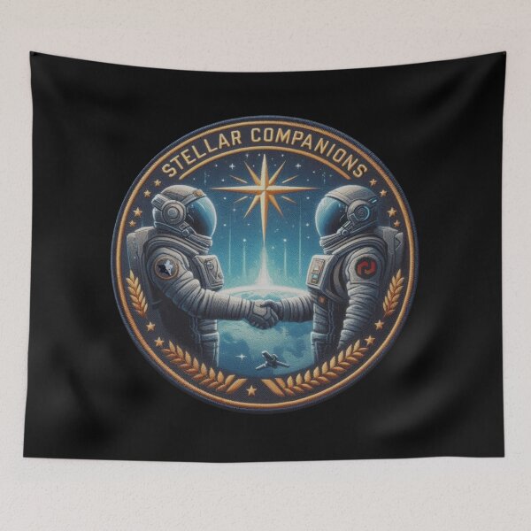 Item preview, STELLAR COMPANIONS MISSION PATCH designed and sold by Association AREMIS DEFENSE FORCE.