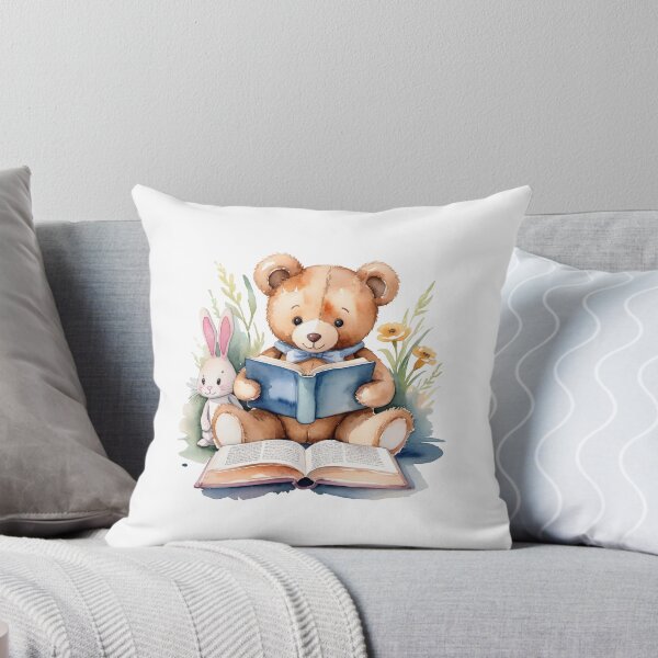 Item preview, Teddy Bear & Bunny Reading designed and sold by the lesser known.