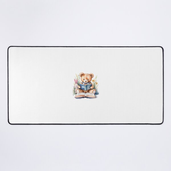 Item preview, Teddy Bear & Bunny Reading designed and sold by the lesser known.