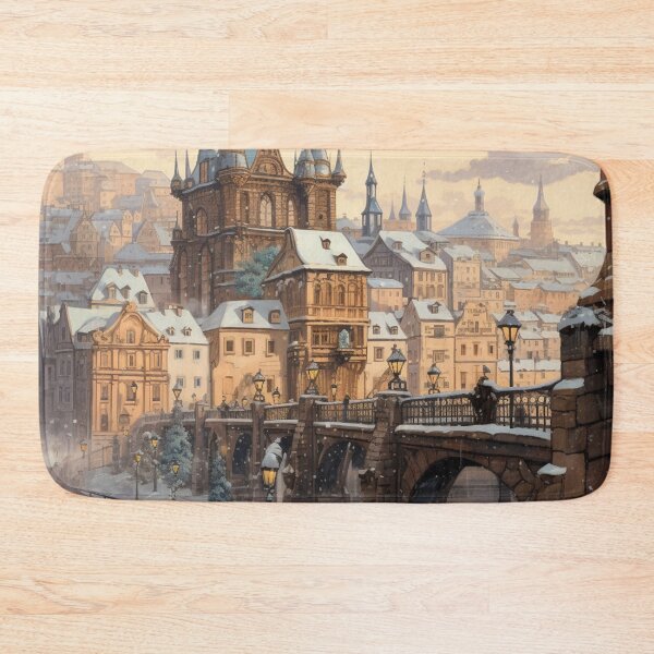 Item preview, Snowy Prague designed and sold by Rtymer.
