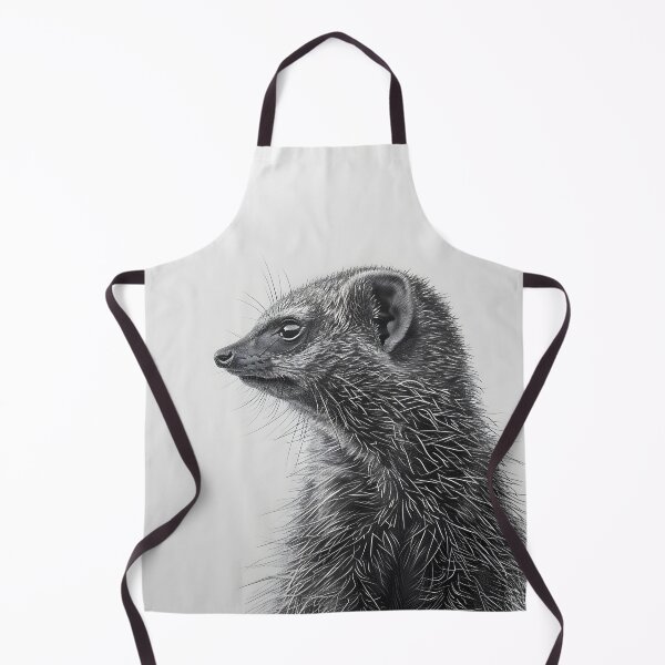 Item preview, Black and white weasel pencil drawing designed and sold by Pencil-Art.