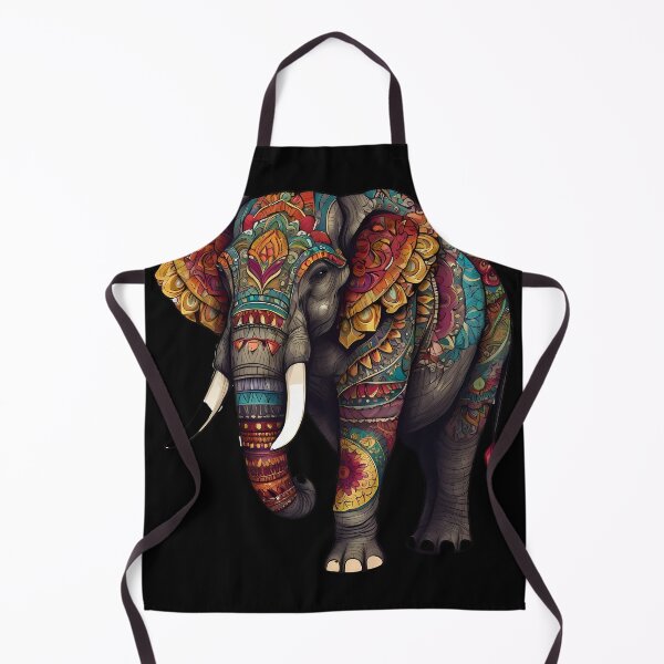 Item preview, Elephant Indian Mandala Art - Intricate and Spiritual Design designed and sold by OzzFrequency.