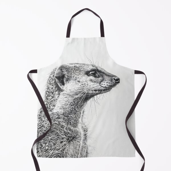 Item preview, Black and white weasel pencil drawing designed and sold by Pencil-Art.