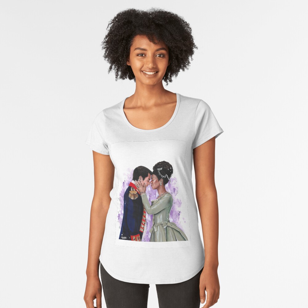 Aperçu de l'œuvre T-shirt premium échancré créée et vendue par laureneportrait.