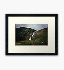 Wicklow Mountains National Park Ireland II - Glenmacnass Waterfall Nature Photography Framed Print