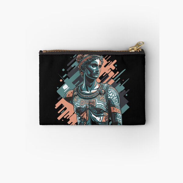 Item preview, Epic Greek Woman sculpture set against a contemporary backdrop designed and sold by DreamVibeShirt.
