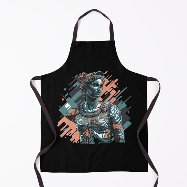 Item preview, Epic Greek Woman sculpture set against a contemporary backdrop designed and sold by DreamVibeShirt.