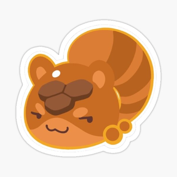 Artikel-Vorschau von Honey Ringtail Largo von Slime Rancher, designt und verkauft von RosingTeaPebble.