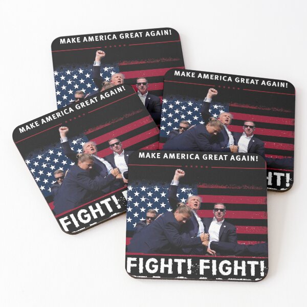 Item preview, Trump Fight! Fight! Fight! - Patriotic Art designed and sold by TArtWorkDesign.