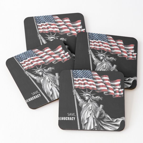 Item preview, Save democracy, statue of liberty designed and sold by JMMR.