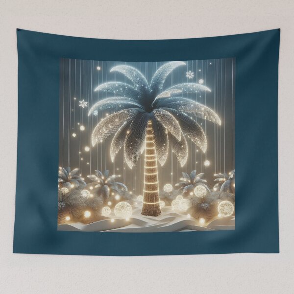 Item preview, Christmas palm tree designed and sold by BLUEiceberg.