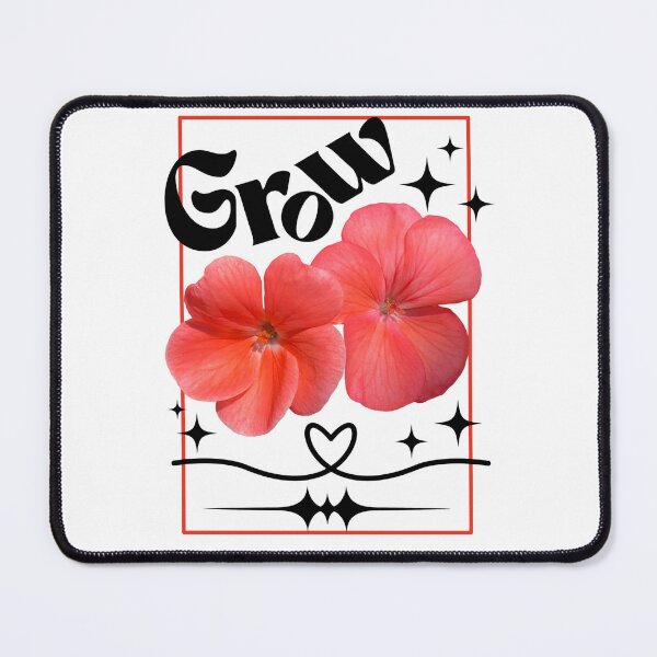 Item preview, Red Flowers with Black Text designed and sold by AveryZi.