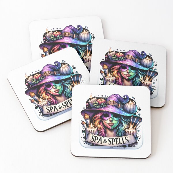 Item preview, Bewitching Halloween Witch Art - SPA & SPELLS - Spellbinding Designs for T-Shirts, Mugs, Stickers & More designed and sold by artedigital99.