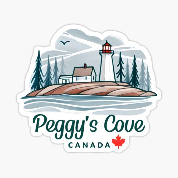 Item preview, Peggy's Cove Nova Scotia Canada designed and sold by HowToCanadian.