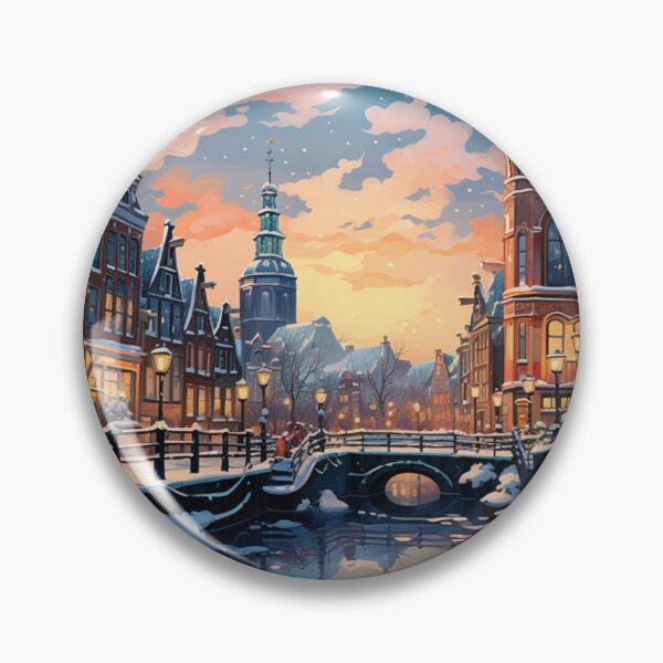 Item preview, Snowy Amsterdam designed and sold by Rtymer.