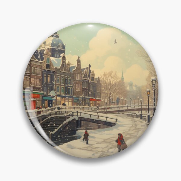 Item preview, Snowy Amsterdam designed and sold by Rtymer.