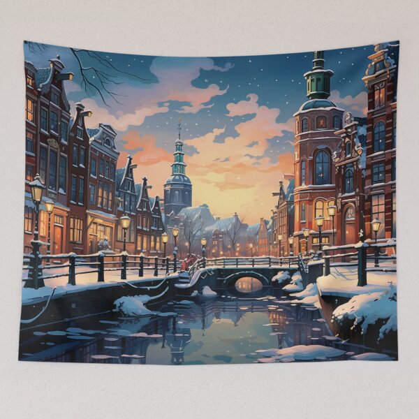 Item preview, Snowy Amsterdam designed and sold by Rtymer.
