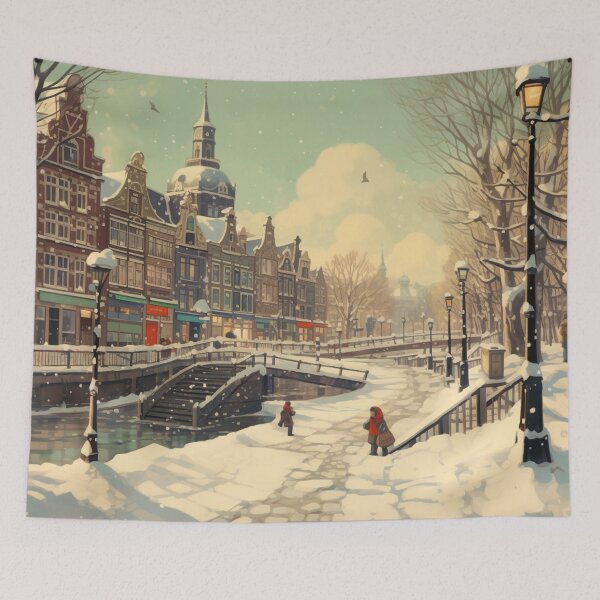 Item preview, Snowy Amsterdam designed and sold by Rtymer.