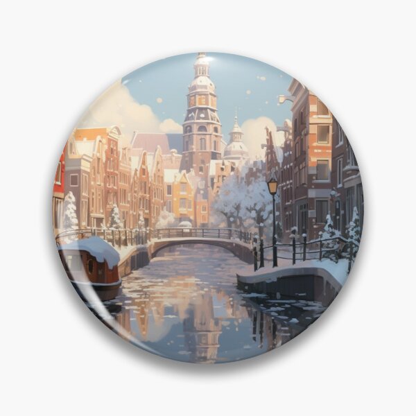 Item preview, Snowy Amsterdam designed and sold by Rtymer.