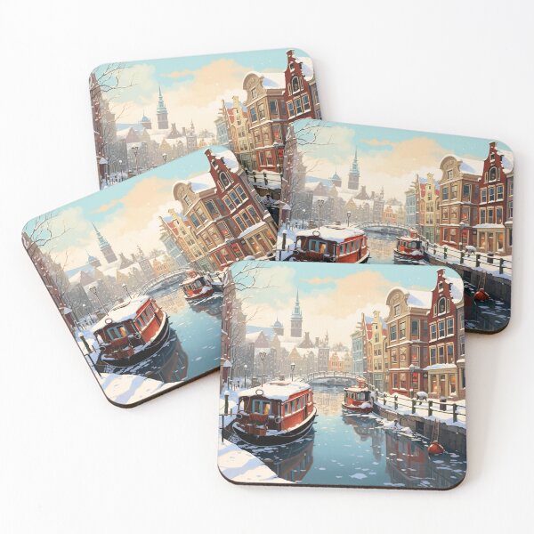 Item preview, Snowy Amsterdam designed and sold by Rtymer.