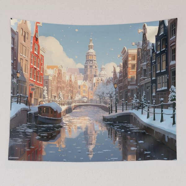 Item preview, Snowy Amsterdam designed and sold by Rtymer.