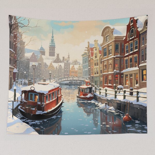 Item preview, Snowy Amsterdam designed and sold by Rtymer.