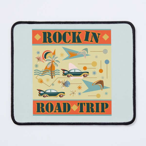 Item preview, Vintage Car Road Trip to the Beach designed and sold by Sharon Schwalbe.