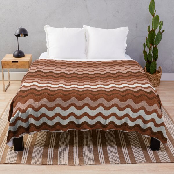 Item preview, Chocolate brown waves/1 designed and sold by My-fake-places.