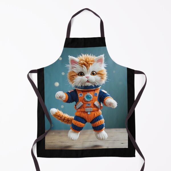 Item preview, Knitted lovable space cat  designed and sold by Studio Quirk.