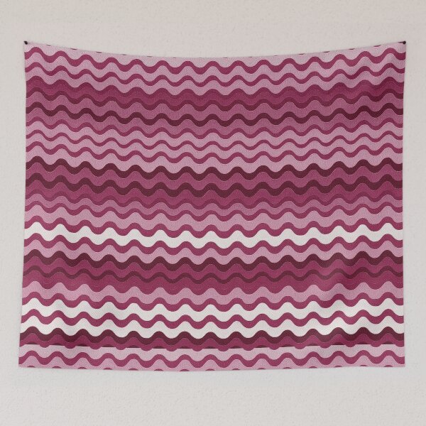 Item preview, Maroon waves/1 designed and sold by My-fake-places.
