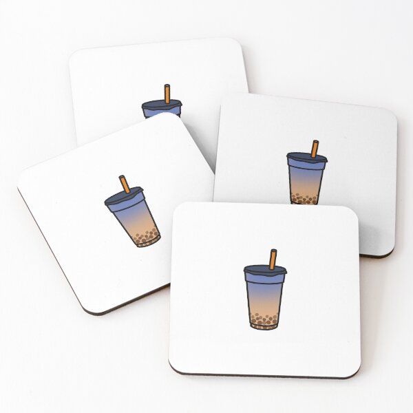 Item preview, Navy and Orange Boba College designed and sold by TheEclecticKat.