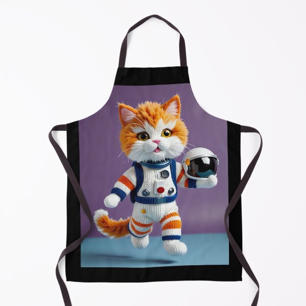 Item preview, Knitted lovable space cat  designed and sold by Studio Quirk.