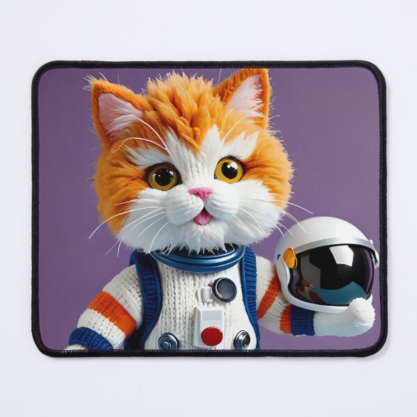 Item preview, Knitted lovable space cat designed and sold by Studio Quirk.