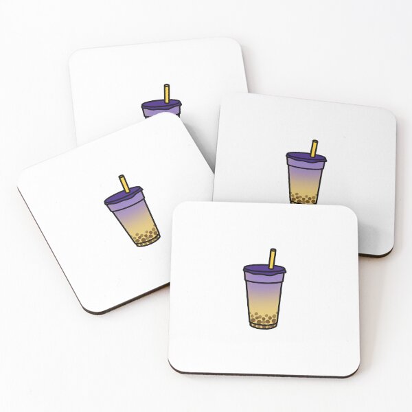 Item preview, Purple and Gold Boba College designed and sold by TheEclecticKat.