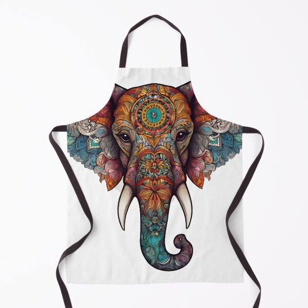 Item preview, Elephant Indian Mandala Art - Intricate and Spiritual Design designed and sold by OzzFrequency.