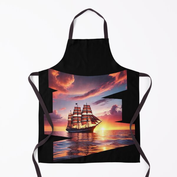 Artikelvorschau, Segelschiff bei Sonnenuntergang entworfen und verkauft von Dominic-Design.
