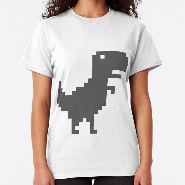 Dino Runner - Google Chrome Browser Game Classic T-Shirt
