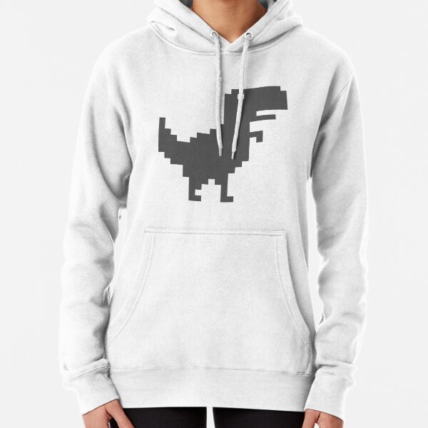 Dino Runner - Google Chrome Browser Game Pullover Hoodie
